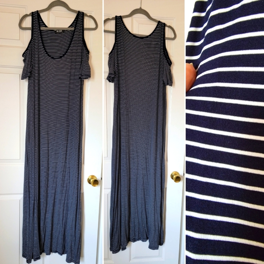 Long Stripped Maxi Dress